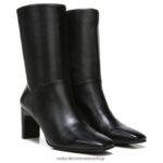 botas | botín plano 60D4P0667 Naturalizer mujer cuero negro