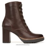 botas | callie botín 60D4P0237 Naturalizer mujer barra de chocolate de cuero - Imagen 2