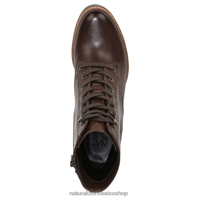 botas | callie botín 60D4P0237 Naturalizer mujer barra de chocolate de cuero - Imagen 4