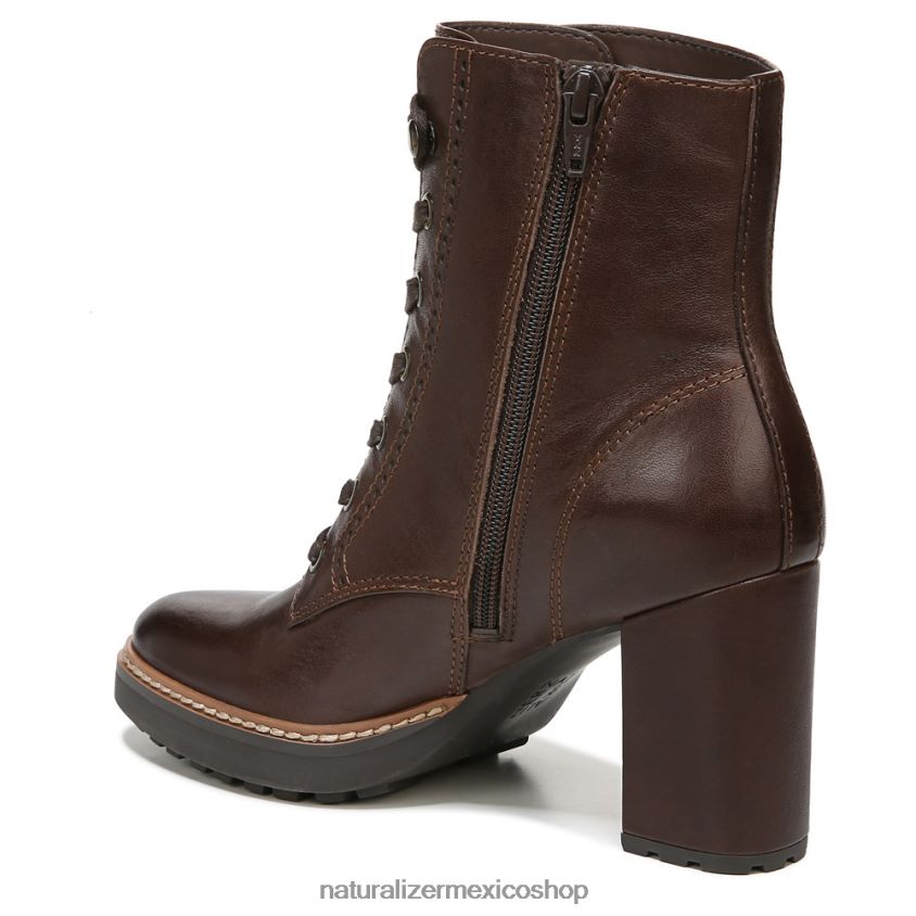 botas | callie botín 60D4P0237 Naturalizer mujer barra de chocolate de cuero - Imagen 8