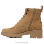 botas | dara botín 60D4P0674 Naturalizer mujer cuero dorado caramelo - Imagen 3
