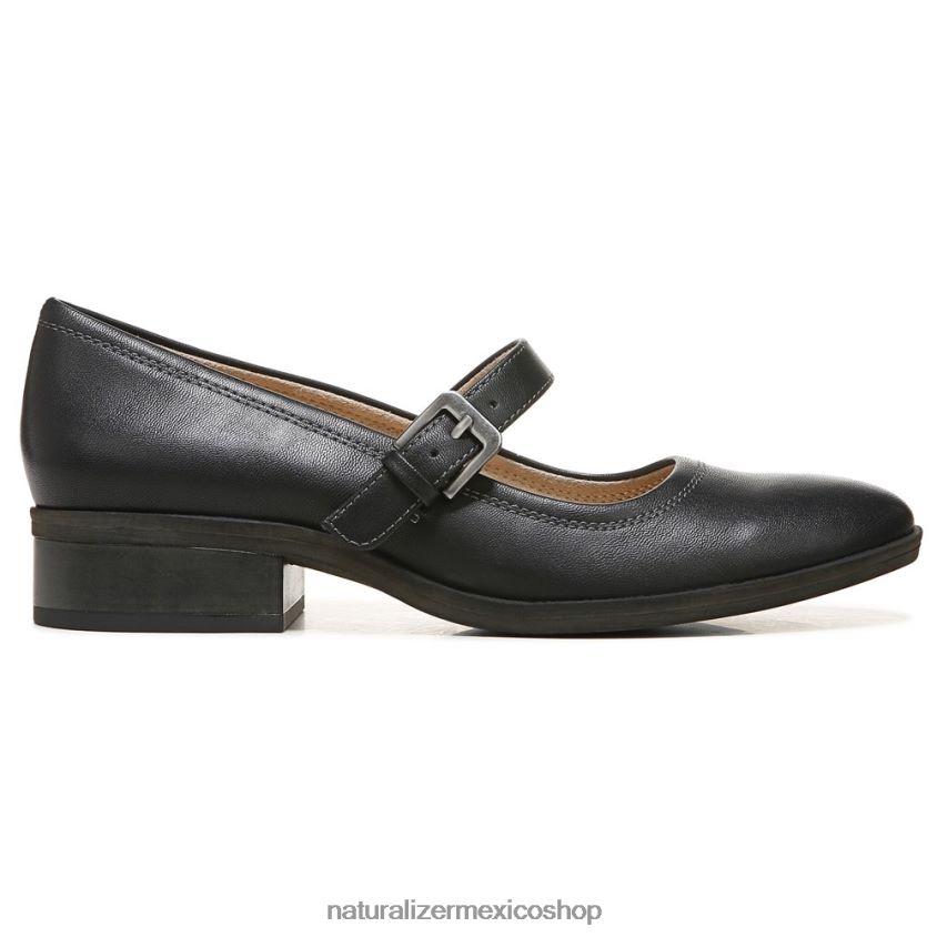 mocasines | alma ramona merceditas planas 60D4P0347 Naturalizer mujer sintético liso negro - Imagen 2
