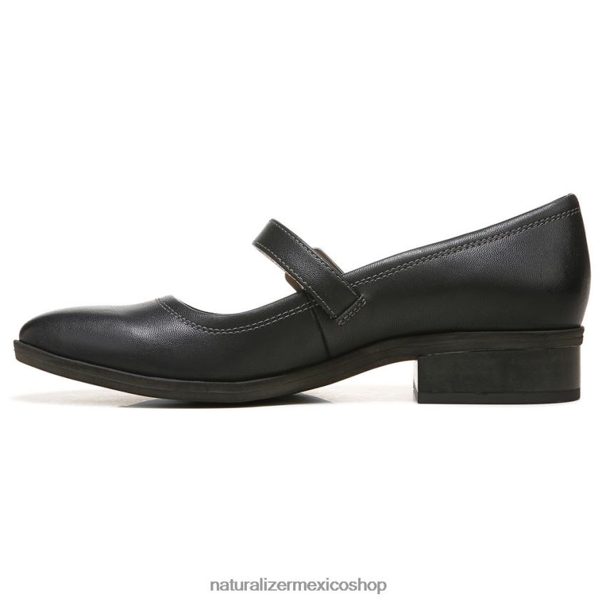 mocasines | alma ramona merceditas planas 60D4P0347 Naturalizer mujer sintético liso negro - Imagen 3