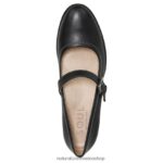 mocasines | alma ramona merceditas planas 60D4P0347 Naturalizer mujer sintético liso negro - Imagen 4