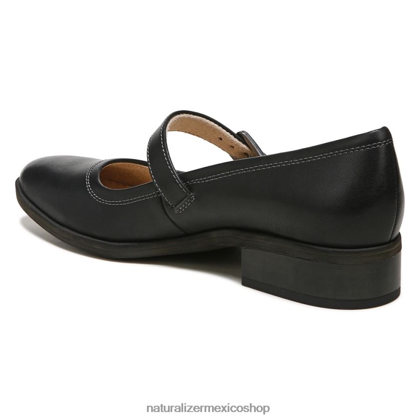 mocasines | alma ramona merceditas planas 60D4P0347 Naturalizer mujer sintético liso negro - Imagen 8