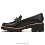mocasines | holgazán 60D4P0152 Naturalizer mujer cuero negro - Imagen 3