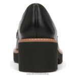 mocasines | holgazán 60D4P0152 Naturalizer mujer cuero negro - Imagen 6
