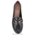 mocasines | holgazán stevie 60D4P0260 Naturalizer mujer cuero negro - Imagen 4