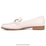 mocasines | holgazán stevie 60D4P0261 Naturalizer mujer cuero satinado beige perla - Imagen 3