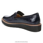 mocasines | mocasín adiline 60D4P0169 Naturalizer mujer cuero azul marino francés - Imagen 7