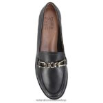 mocasines | mocasín aserrador 60D4P0401 Naturalizer mujer cuero negro - Imagen 4