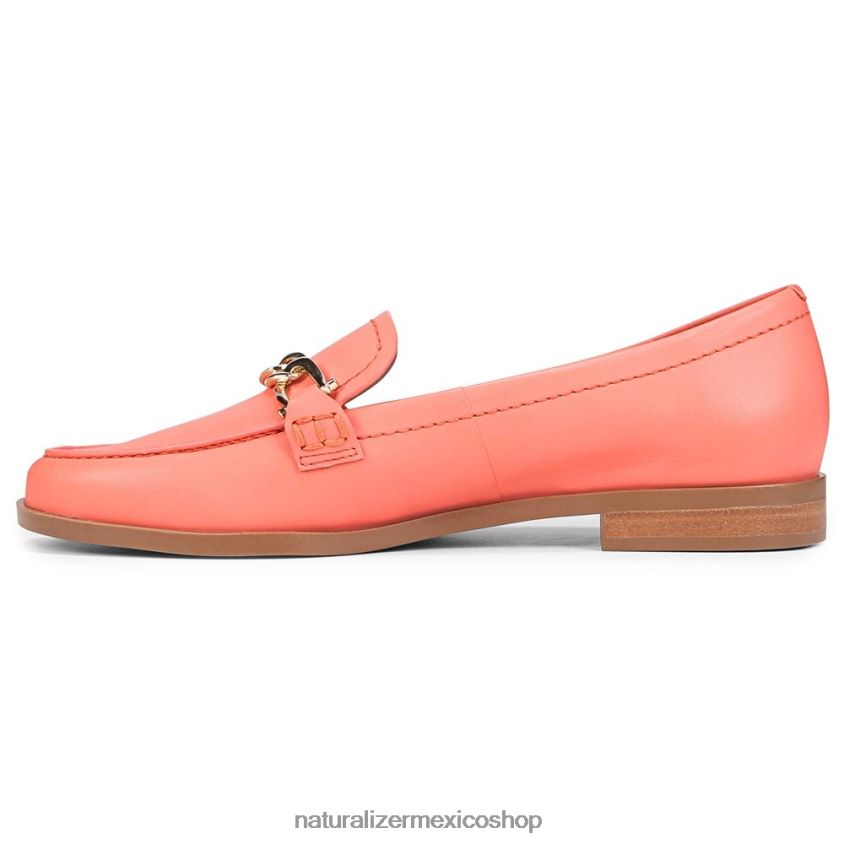 mocasines | mocasín aserrador 60D4P0404 Naturalizer mujer piel de melocotón coral - Imagen 3