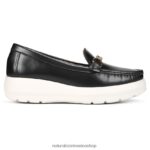 mocasines | mocasín luanna 60D4P037 Naturalizer mujer cuero negro - Imagen 2