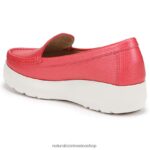 mocasines | mocasín luanna 60D4P041 Naturalizer mujer cuero rojo - Imagen 8
