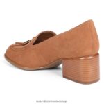 mocasines | mocasín trixie 60D4P0654 Naturalizer mujer gamuza de té inglés - Imagen 8