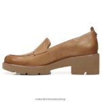 mocasines | mocasines con suela dentada Darry 60D4P0165 Naturalizer mujer cuero caramelo - Imagen 3