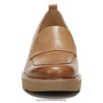 mocasines | mocasines con suela dentada Darry 60D4P0165 Naturalizer mujer cuero caramelo - Imagen 5