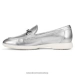 mocasines | mocasines sin cordones Ravenna 60D4P076 Naturalizer mujer plata - Imagen 3