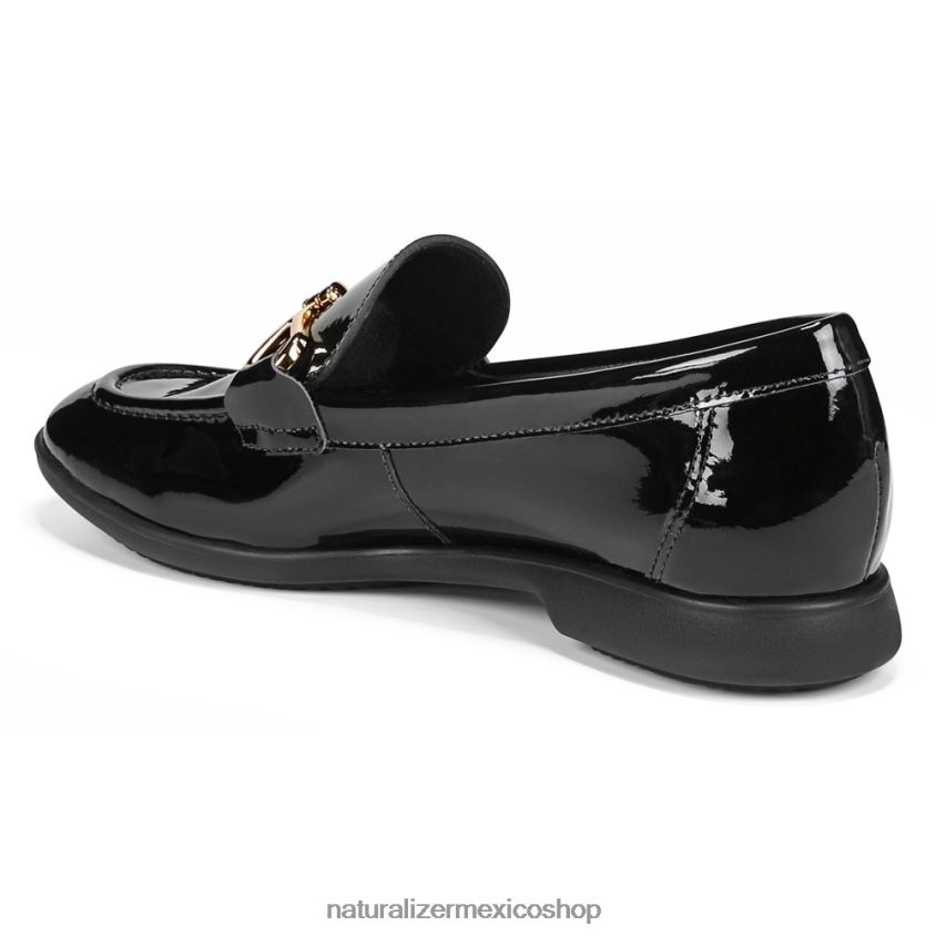 mocasines | mocasines sin cordones Ravenna 60D4P079 Naturalizer mujer charol negro - Imagen 8