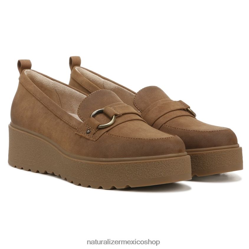 mocasines | mocasines soul joyla 60D4P0552 Naturalizer mujer pan de plátano tela marrón - Imagen 1