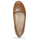 pisos | bailarinas maxwell 60D4P0179 Naturalizer mujer cuero de té inglés - Imagen 4