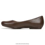 pisos | bailarinas maxwell 60D4P0182 Naturalizer mujer cuero moca - Imagen 3