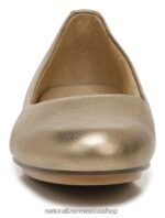 pisos | bailarinas maxwell 60D4P0186 Naturalizer mujer cuero dorado claro - Imagen 5
