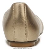 pisos | bailarinas maxwell 60D4P0186 Naturalizer mujer cuero dorado claro - Imagen 6