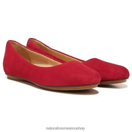 pisos | bailarinas maxwell 60D4P0188 Naturalizer mujer salsa picante de cuero