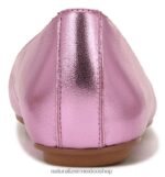 pisos | bailarinas maxwell 60D4P0189 Naturalizer mujer cuero rosa salvaje - Imagen 6