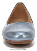 pisos | bailarinas maxwell 60D4P0190 Naturalizer mujer cuero azul aire océano - Imagen 5