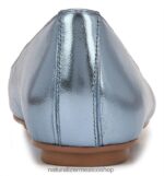 pisos | bailarinas maxwell 60D4P0190 Naturalizer mujer cuero azul aire océano - Imagen 6