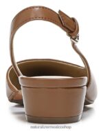 pisos | bancos puntiagudos planos 60D4P084 Naturalizer mujer cuero de té inglés - Imagen 6
