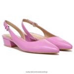 pisos | bancos puntiagudos planos 60D4P089 Naturalizer mujer cuero rosa salvaje