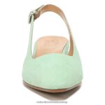 pisos | lesley vestido plano 60D4P0590 Naturalizer mujer ante verde menta - Imagen 5