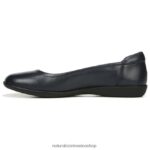 pisos | plana flexible 60D4P0570 Naturalizer mujer cuero azul marino - Imagen 3