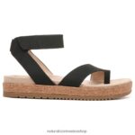 sandalias | sandalia alma divina 60D4P0521 Naturalizer mujer nubuck sintético negro - Imagen 2