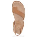 sandalias | sandalia alma divina 60D4P0522 Naturalizer mujer nubuck sintético de masa para galletas - Imagen 4