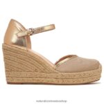 sandalias | sandalia alpargata bianca 60D4P0519 Naturalizer mujer bianca taupe/bronce fbr - Imagen 2