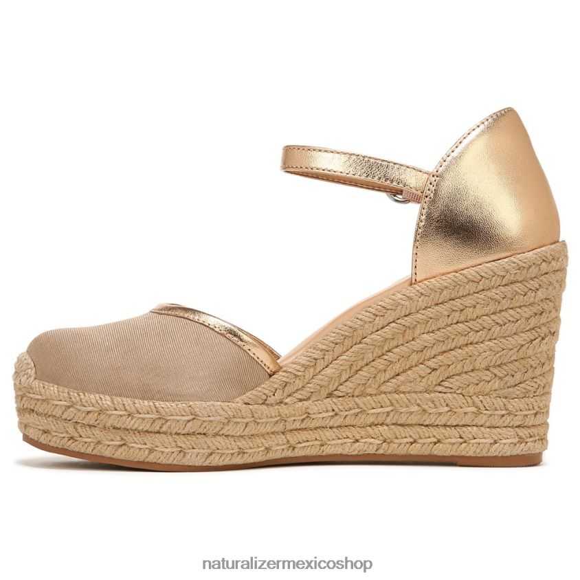 sandalias | sandalia alpargata bianca 60D4P0519 Naturalizer mujer bianca taupe/bronce fbr - Imagen 3