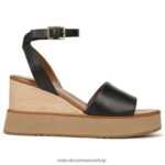 sandalias | sandalia con cuña brynn 60D4P0362 Naturalizer mujer cuero negro - Imagen 2
