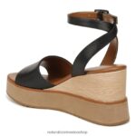 sandalias | sandalia con cuña brynn 60D4P0362 Naturalizer mujer cuero negro - Imagen 9