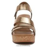 sandalias | sandalia con cuña cynthia 60D4P0372 Naturalizer mujer cuero bronce claro - Imagen 5