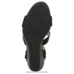 sandalias | sandalia con cuña gen n ignite 60D4P0149 Naturalizer mujer sintético negro - Imagen 7