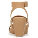sandalias | sandalia con cuña gen n ignite 60D4P0150 Naturalizer mujer nobuk de masa para galletas - Imagen 6