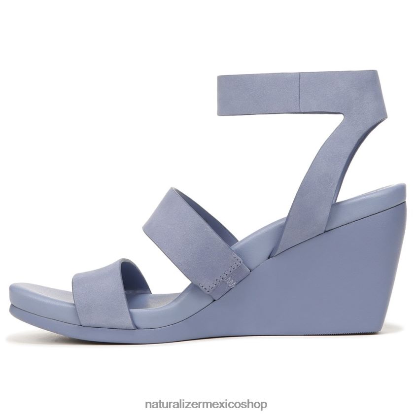 sandalias | sandalia con cuña gen n ignite 60D4P0151 Naturalizer mujer nubuck azul acero - Imagen 3