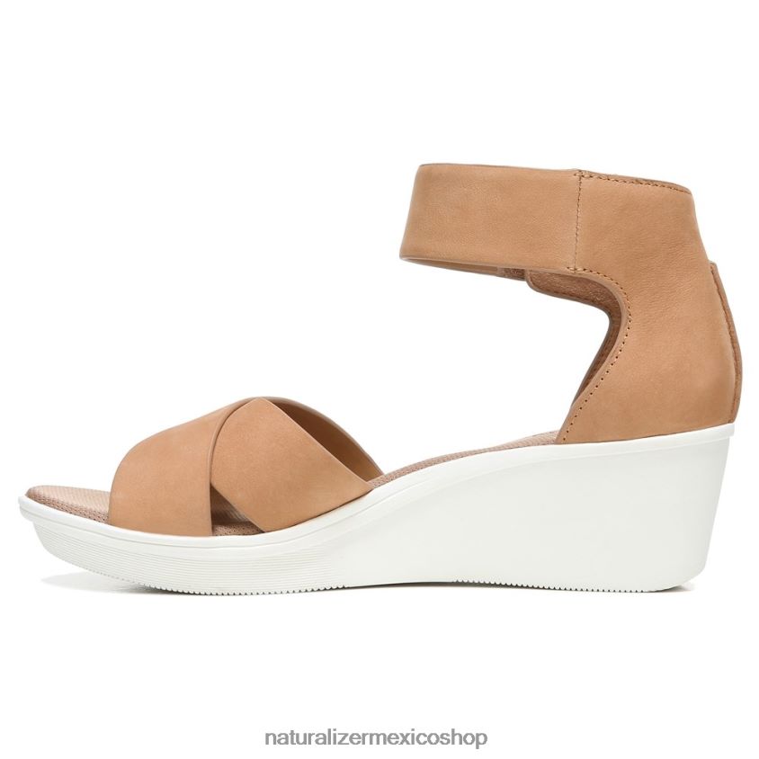 sandalias | sandalia con cuña riviera 60D4P0156 Naturalizer mujer gamuza de masa para galletas - Imagen 3