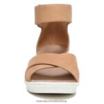 sandalias | sandalia con cuña riviera 60D4P0156 Naturalizer mujer gamuza de masa para galletas - Imagen 5