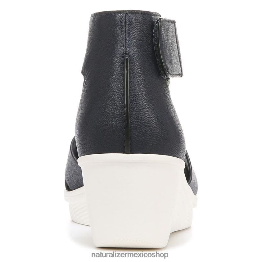 sandalias | sandalia con cuña riviera 60D4P0158 Naturalizer mujer cuero azul marino - Imagen 6