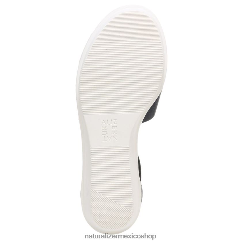 sandalias | sandalia con cuña riviera 60D4P0158 Naturalizer mujer cuero azul marino - Imagen 7